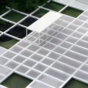 Pressure-Locked Stainless Steel Grating Zinc Coated Fire-Resistant Walkway for Port Terminal Floors