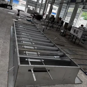 Price Custom Sheet Metal Fabrication Parts Heavy Steel Structure Shell Frame Welding Services