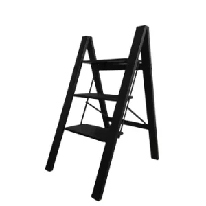 Price Factory Double Side Steel Black Red White Color Ladder Lightweight