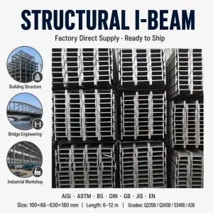 Price Steel I Beam Structural Universal Beam I Section Beam Profile Q235B A36 SS400 S355JR Q355B IPE120 IPE400 6m