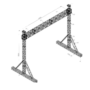 Price of High-quality Aluminum Truss Steel Roof Lighting Truss