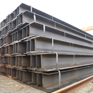 Processing I beam Steel Columns. High frequency Welded Hot rolled Structural I beam Hot Dipped Galvanized Surface