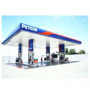 Professional Design Light Steel Structure Canopy Gas Station Flat Roof