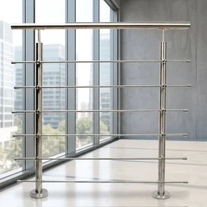 Professional Factory Hot Sell Heavy Stainless Steel Modern Outdoor Villa Staircase Handrail Baluster Posts