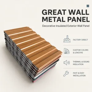 Professional Fireproof Thermal Insulation Lightweight EPS Foam Board Metal Panels