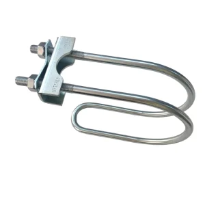 Professional Grade U Quick Double Pipe Lateral Bracing Clamp FM UL CE Approved Zinc Galvanized Carbon Steel 1″ 8″