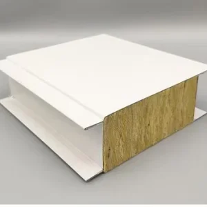 Professional Machine Produced Rock Wool Cleanroom Sandwich Panel for Industrial Laboratory Use with 1 Year Warranty