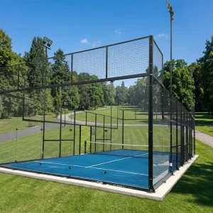 Professional Padel Court with 12mm Thick Tempered Glass Padel Tennis Court FIP International Standard