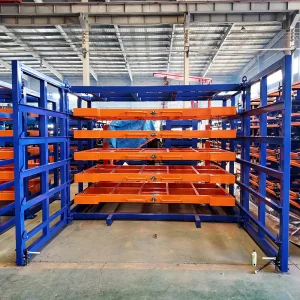 Professional Sheet Metal Rack Reinforced Heavy Duty Racking System For Safe Metal Plate Inventory