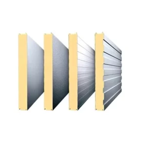 Pu Sandwich Panels 30-75mm Thickness PU Sandwich Panels Double Side Color Steel Sheet Cold Room Panel