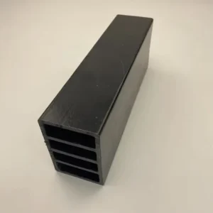 Pultruded FRP GFRP Double Cell Square Tube Non Conductive Fiberglass Roof Purlin for Solar PV Panel Mount Roof Support