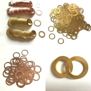 Pure Copper Marine Grade Sealing Ring Flat Washer For M3 M60mm Screws Ultra thin Pure Copper Gaskets