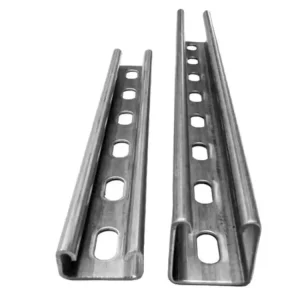 Purlins Light Steel Structure 41×41 Frame U Shaped Lipped Steel Channel Profile Frp Channel Steel