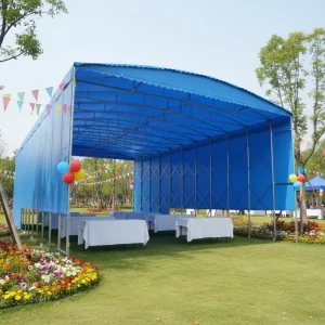 Push Pull Steel Tent for Sports and Exhibitions Single Layer Big Events Canopy Mobile Shelter by Manufacturer
