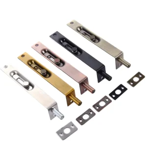 Push pull Stainless Steel Surface Mounted Door Flush Bolt Concealed Bolt Tower Bolt