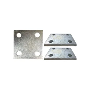 Pv Accessory Base Plate Sun Room Hot dip Galvanized Embedded Square Pipe Column