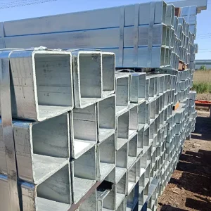 Q195 Q235B Q345B Hot Dipped Galvanized Square Rectangular Tube Welded Cutting Punching Bending Grooving Custom Processing