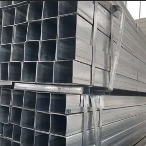 Q195 Q235B Q345B Hot Dipped Galvanized Square Rectangular Tube Welded Cutting Punching Bending Grooving Custom Processing JIS GB