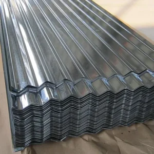 Q235 ASTM A36 Carbon Steel Corrugated Sheet Metal Roofing Panel Galvanized Wave Steel Plate