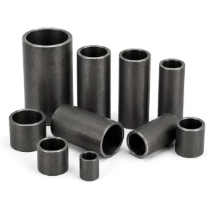 Q235 Carbon Steel Tube Parts Custom Cut CNC Machined Pipe Sleeves No MOQ Small Batch OEM Steel Tube Components