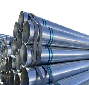 Q235 Q345 20 100mm OD 1.0 3.0mm Mild Carbon Steel Galvanized Round Pipe GI Tube for Furniture and Construction