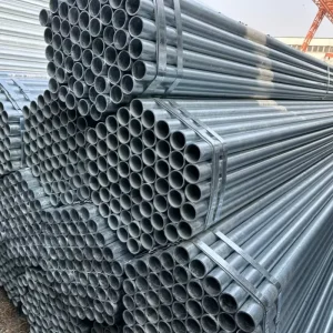 Q235 Round Carbon ERW Galvanized Steel Pipe 3 4 5 6 Inch GI Tube for Building Construction and Scaffolding Applications GI Tube