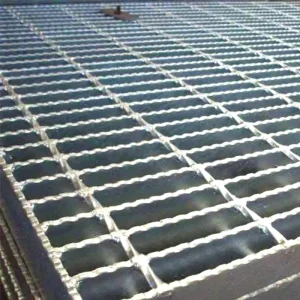 Q235 Serrated Galvanized Steel Grating Forge Welded Drain Cover
