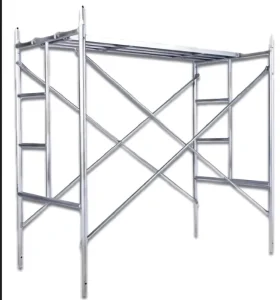 Q235 Steel EN12811 Standard H Frame Scaffolding Galvanized Walk Through Door Frame Mason Scaffold for Construction Sale