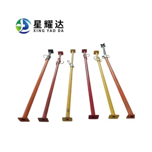 Q235 Steel Industrial Adjustable Telescopic Column Ladder Jack Support Hotel Use 800kg Load