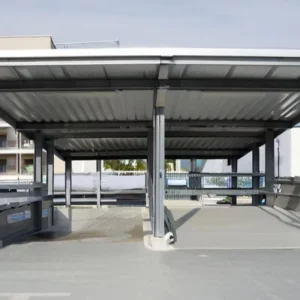 Q235 Steel Metal Structure Waterproof Carports for Cars Parking