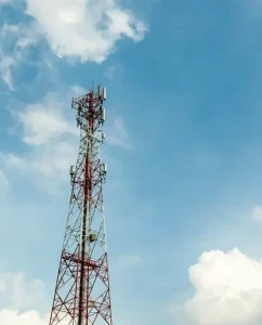 Q235 Steel Rust Protection 4-Leg Angle Steel 50m Lattice Self Supporting Communication Tower for Highway Communication