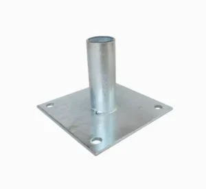 Q235 Steel Zinc Plated CE Certified Shoring Prop Scaffolding Jack Square Base Plate