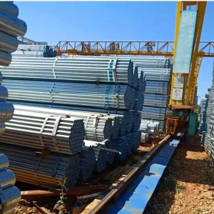 Q235B 110×110 Welded Galvanized Steel Pipe 80x80x3mm Square Tube 50×25