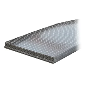 Q235B Anti-Slip Checkered Steel Tread Plate for Stair Industrial Flooring and Safety Applications