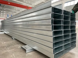 Q235B C Type Purlin Seamless with Galvanized Coated 6m 12m Length for Light Steel Buildings