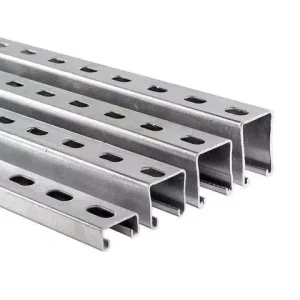 Q235B Carbon Steel C Profile Custom Punched C Purlin for PV Bracket