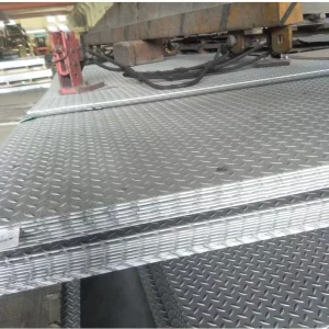 Q235B Carbon Steel Checkered Plate Diamond Pattern Anti Slip Floor Plate for Stair Tread and Industrial Flooring