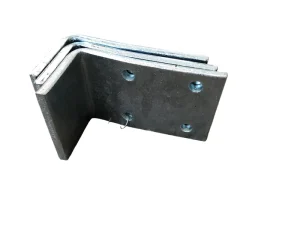 Q235B Galvanized L Shape Angle Bracket OEM Welding Steel Plate Fabrication Drilling for Construction Hardware Components