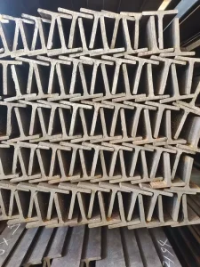 Q235B Hot Rolled One Step Formed T Beams Steel Alloy Full Sizes 20 25 30 40 50 60 Cutting