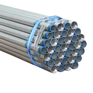 Q235B Pre Galvanized Round Steel Pipe Custom Length 1.0-2.5mm DN20 to DN200 GI Tube for Building Materials