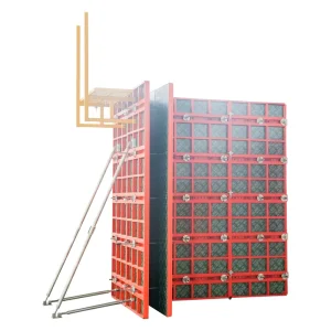 Q235B Reusable Modular Steel Frame Formwork with Powder Coated Surface for Concrete Walls Columns