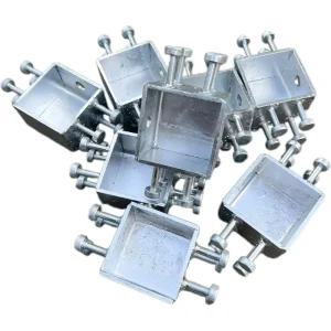 Q235b Brass Embedded Box Construction Steel Sheet CNC Machining Laser Cutting Bending Welding Hot Galvanizing for Stamping