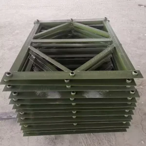 Q355 Grade Steel Formwork Construction Bailey Bridge with Hot-dip Galvanized Surface 15m-60m Length