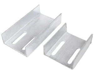 Q355B Galvanized Channel Steel OEM Drilling Machining Steel Plate Fabrication for Curtain Wall Connection Parts