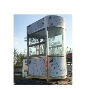 Quick Assembly Modular Guard Booth Ready to use Prefabricated Sentry Station Portable Security Cabin for Philippines Site Office