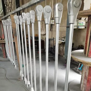 Quickly Customize Stainless Steel Heavy duty Cable Steel Structure Bridge Accessories 460 550 650 Steel Tie Rod
