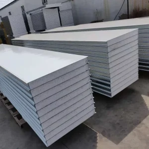 RAL Colour Customizable EPS Polyurethane Glass Wool Rock Wool PIR Sandwich Panels for Cold Room Wall Panels