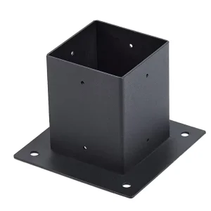 Railing Post Base Carbon Steel Flange Anchor Base Fixed Connector Metal Stamping Welding Bending Parts