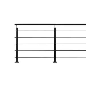 Railing Set 1.50 M for Stairs, Parapet, Patio or Balcony, Indoor or Outdoor Use