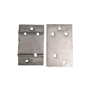 Railroad Tie Plates Track Double Shoulder Base Plates Rail Sole Plate
